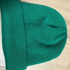 緑　グリーン　ニット帽の画像