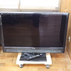 46インチ大型液晶テレビ