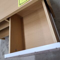 J9712　NITORI　ニトリ　ローボード　TV台　マロニエ3580　ライトブラウン　クリーニング済み【リユースのサカイ柏店】の画像