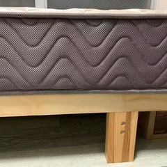 【6/13まで】ニトリ·シングルベッドフレーム➕マットレスのセットの画像