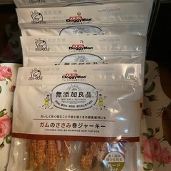 ガムのささみ巻きジャーキーお話し中ですの画像