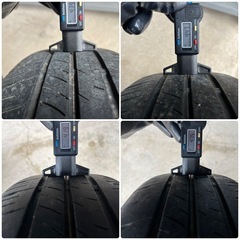 そこそこ綺麗✨ ダイハツ純正 15インチ アルミホイール  ＆ タイヤ 4本セット 165/55R15
の画像