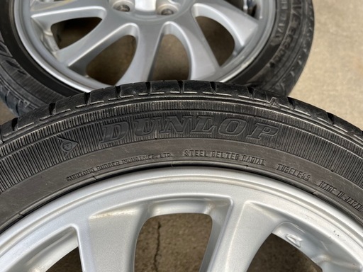 そこそこ綺麗✨ ダイハツ純正 15インチ アルミホイール  ＆ タイヤ 4本セット 165/55R15
