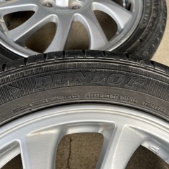 そこそこ綺麗✨ ダイハツ純正 15インチ アルミホイール  ＆ タイヤ 4本セット 165/55R15
の画像