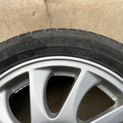 そこそこ綺麗✨ ダイハツ純正 15インチ アルミホイール  ＆ タイヤ 4本セット 165/55R15
の画像