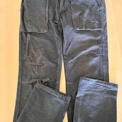 【DOMON/ドモン】 メンズ　スウェットパンツ　カーゴ　グレーデニム風の画像