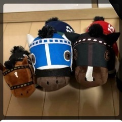 サラブレッド　ぬいぐるみ　三種の画像