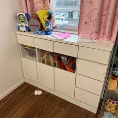 カウンター下収納棚　ベルメゾン　ディズニー