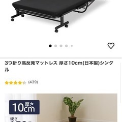 ベッドとクッション