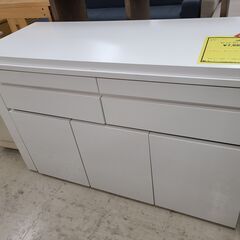 J9724　ローチェスト　ホワイト　クリーニング済み【リユースの...