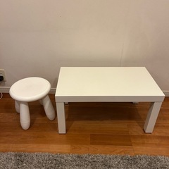 IKEAローテブル&kidsイスセット
の画像