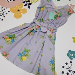 aquagirl 38 花柄ワンピース【タグ付未使用品】