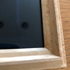 木製ブラックゴールド色紙額縁の画像