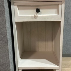 キャビネット　木製　白　中古