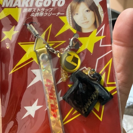 後藤真希　携帯ストラップ＆携帯クリーナー 後藤真希 携帯ストラップ&携帯クリーナー Q （😉✨）