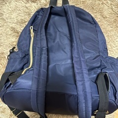 ネイビー ナイロンリュックグローブの画像