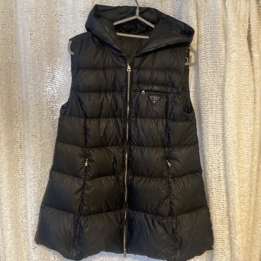 PRADA ロングベスト　ブラック　プラダ