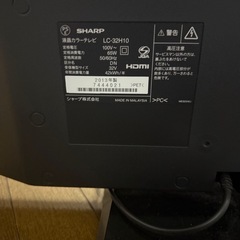 SHARP テレビの画像