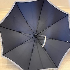 美品 雨傘 長傘　フリル傘 傘の画像