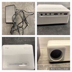 ☆美品￥2,800！Akiyo　ミニLEDプロジェクター　家電　コンパクト　家庭用　【BF040】の画像