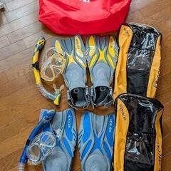 美品　BODY GLOVEメンズシュノーケルセット