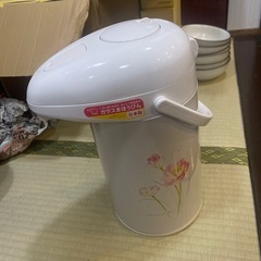 ガラス製 まほうびん 花柄 日本製 象印 3L