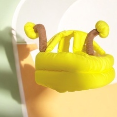 ベビー　赤ちゃん　頭サポートヘルメット　クッションハチ　黄色　頭ガード　転倒防止の画像