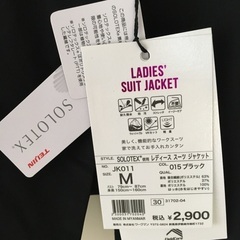 【新品タグ付】スーツジャケット（ﾚﾃﾞｨｰｽM）の画像