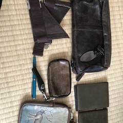 皮革製のバッグ類まとめ売り
