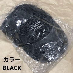 帽子　キャップ　黒