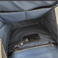 【美品】TUMI トゥミ バックパック 男女リュック A4ノートPC収納スペースあり 大容量 ネームタグ 型番 255013D2の画像