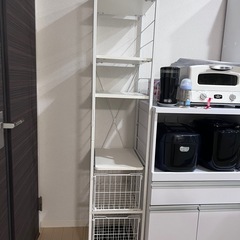 松原市！【超美品！】エアリゾーム キッチンラック 35cm幅 