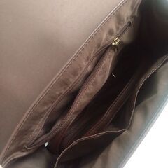 韓国学生カバン風 ショルダーバッグ リュック 2Way  ブラウンの画像