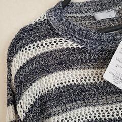 新品 タグ付き サマーニット  LLの画像