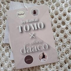 新品 タグ付き TOMO×daaco コラボ メッシュ　スパンコール ワンピースの画像