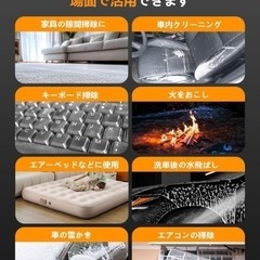 電動エアダスター エアダスター 小型ブロワー 超強風 3段階風量 過熱保護の画像