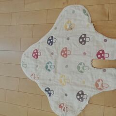 Hoppetta　おくるみ　きのこ柄　ガーゼの画像