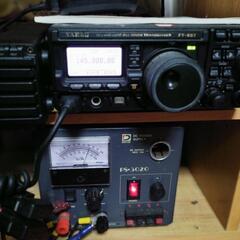 YAESU  FT-897、FC-30、ダイワ安定化電源他一式、中古