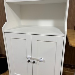 IKEA HAUGA　ハウガ キャビネット 扉2枚付　ホワイト 