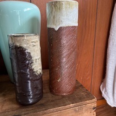 【6/18まで‼️】　毎日値下げ‼️　陶器の花器　花瓶　まとめ売りの画像