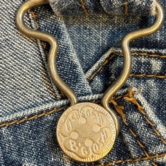 【OshKosh B’gosh】デニムショートオーバーオール 90cmの画像