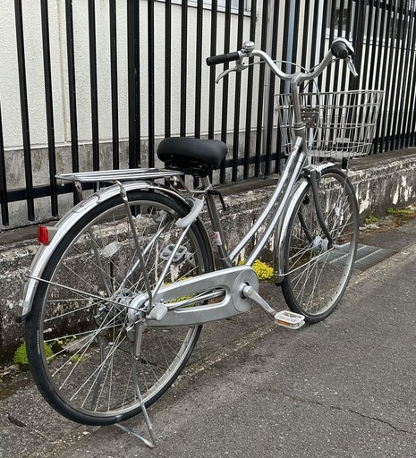 BRIDGESTONE３段変速シティサイクル シルバー BRIDGESTONE3段変速シティサイクル シルバー