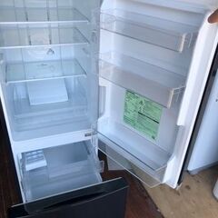  NO B262  ★格安特価★福岡市内配送設置無料★GR-R15BS-K 冷蔵庫 BSシリーズ セミマットブラック [153L /2ドア /右開きタイプ] 2020年の画像