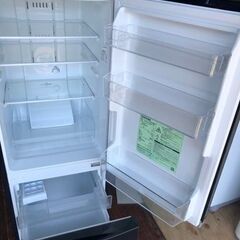  NO B262  ★格安特価★福岡市内配送設置無料★GR-R15BS-K 冷蔵庫 BSシリーズ セミマットブラック [153L /2ドア /右開きタイプ] 2020年の画像