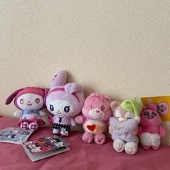 ぬいぐるみ♦️マイメロケアベアおぱんちゅ等♦️の画像