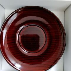 茶托（うるし塗・天然木）の画像