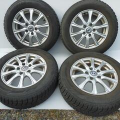 195/65R15　 セレナ　アルミホイールスタッドレスタイヤ４...