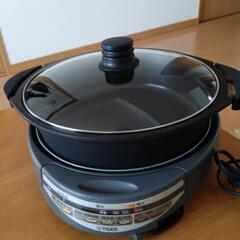 タイガー製グリルなべホットプレートの画像