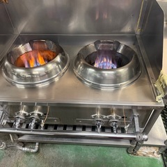マルゼン中華レンジダブルとタニコー中華レンジダブル