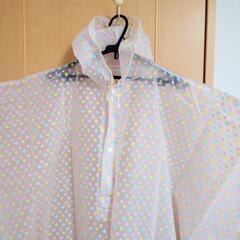 子供用　水玉レインコートの画像